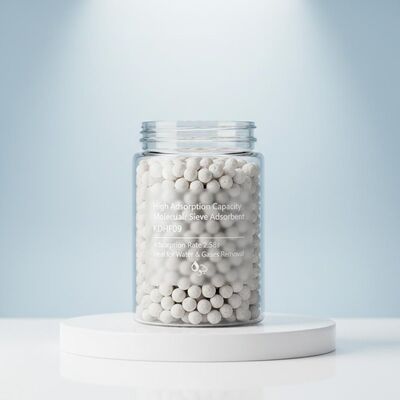 Tamiz molecular adsorbente de alta capacidad de adsorción con tasa de adsorción 2*58s y estabilidad térmica hasta 400°C